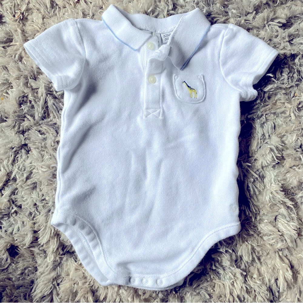 Janie & Jack polo onesie NWOT